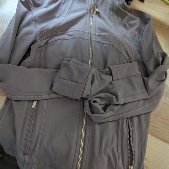 Taupetastic gold zipper define nulu jacket - Picture 2 of 5